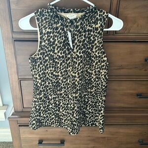 NWT J.Crew Leopard print top